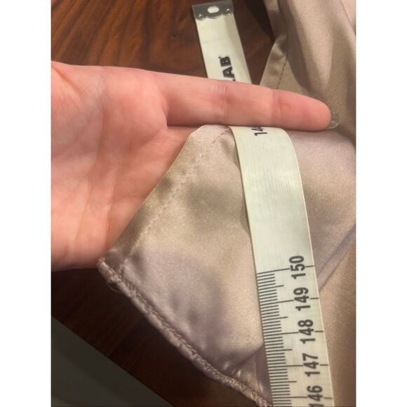 Grade & Gather Women's Dusty Rose Pink Satin Sleeveless Slip Tank Size Small - Picture 2 of 8